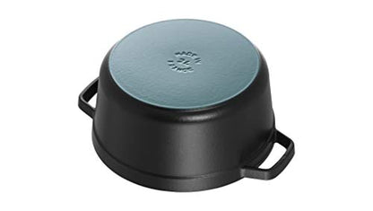 STAUB Gusseisen Bräter/Cocotte, Rund 28 cm, 6,7 L, , Schwarz