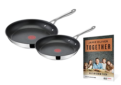 Tefal E304S2 Jamie Oliver Cook´s Direct On 2-teiliges Bratpfannen-Set