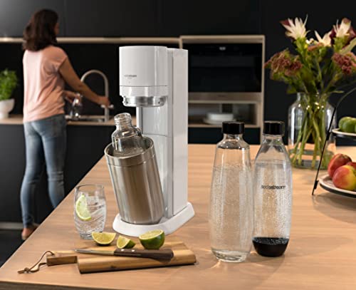 SodaStream Wassersprudler Duo mit CO2-Zylinder, 2X Glasflasche