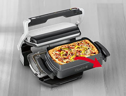 Tefal OptiGrill+ GC712D | intelligenter Kontaktgrill | 6 voreingestellte Grillprogramme