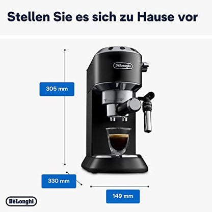De'Longhi Dedica Style EC 685.BK–Espresso Siebträger, Espressomaschine