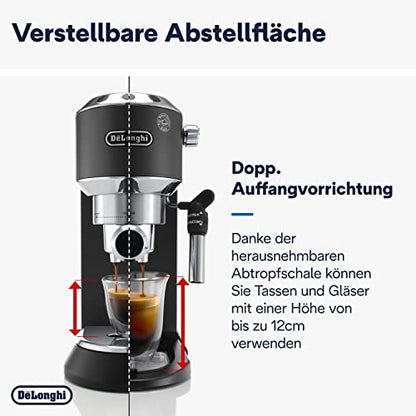 De'Longhi Dedica Style EC 685.BK–Espresso Siebträger, Espressomaschine