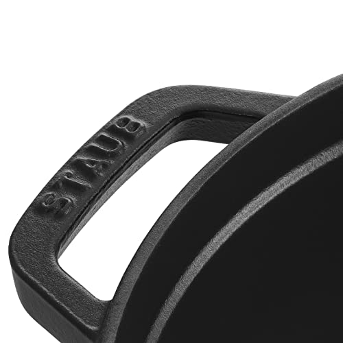 STAUB Gusseisen Bräter/Cocotte, Rund 28 cm, 6,7 L, , Schwarz