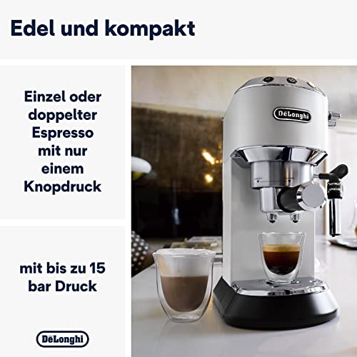 De'Longhi Dedica Style EC 685.W Espresso Siebträgermaschine, Espressomaschine