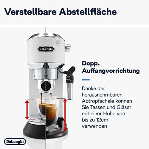 De'Longhi Dedica Style EC 685.W Espresso Siebträgermaschine, Espressomaschine