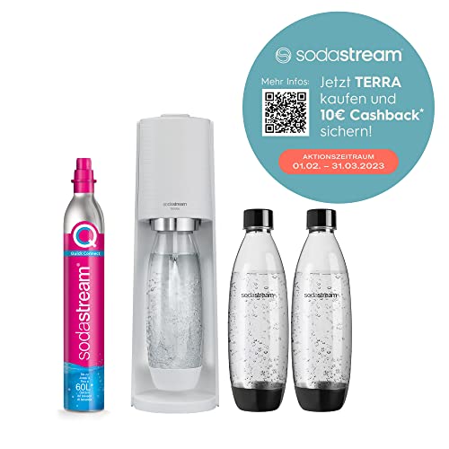 SodaStream Wassersprudler TERRA Promopack mit CO2-Zylinder