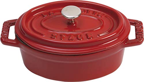 Staub Mini-Cocotte, Induktionsgeeignet, Gusseisen, Kirschrot