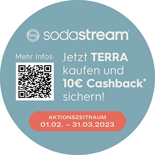 SodaStream Wassersprudler TERRA Promopack mit CO2-Zylinder