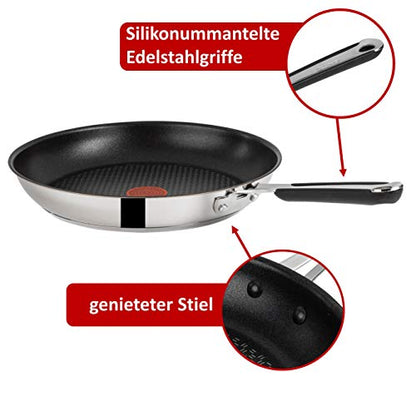 Tefal H80504 Jamie Oliver Edelstahl Bratpfanne 24 cm Induktion Pfanne