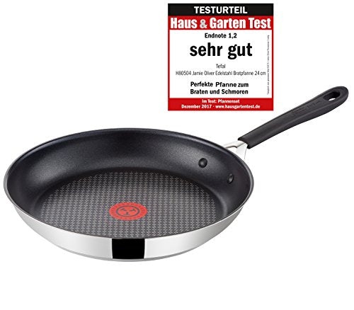 Tefal H80504 Jamie Oliver Edelstahl Bratpfanne 24 cm Induktion Pfanne