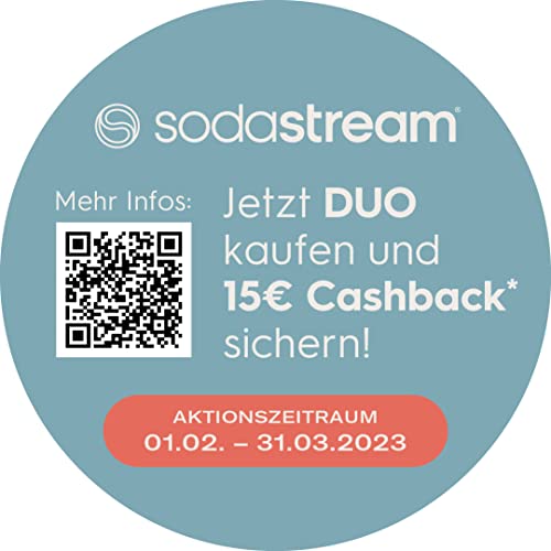 SodaStream Wassersprudler DUO Comfort-Set mit CO2-Zylinder