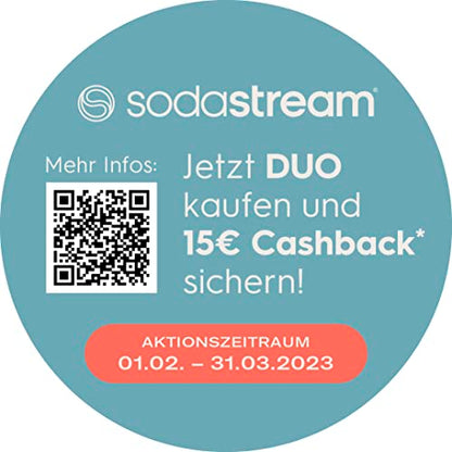 SodaStream Wassersprudler DUO Comfort-Set mit CO2-Zylinder