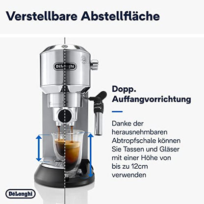 De'Longhi Dedica Style EC 685.M–Espresso Siebträgermaschine, Espressomaschine