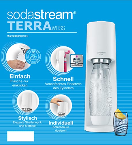 SodaStream Wassersprudler TERRA Promopack mit CO2-Zylinder