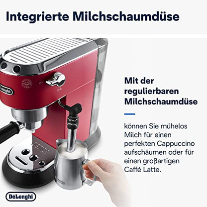 De'Longhi Dedica Style EC 685.R Espresso Siebträgermaschine, Espressomaschine
