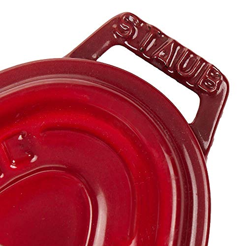Staub Mini-Cocotte, Induktionsgeeignet, Gusseisen, Kirschrot