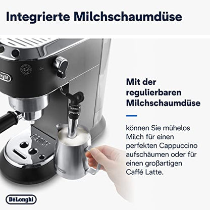 De'Longhi Dedica Style EC 685.BK–Espresso Siebträger, Espressomaschine