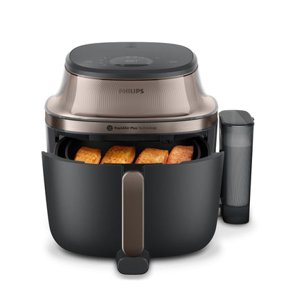 Philips Steam Airfryer 5000 Series Dual Basket, 9 L