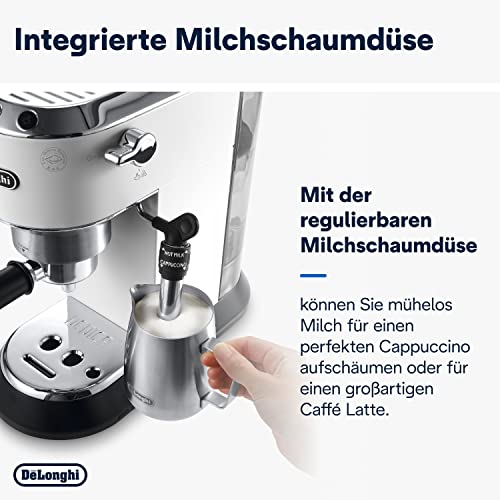 De'Longhi Dedica Style EC 685.W Espresso Siebträgermaschine, Espressomaschine