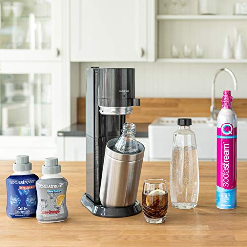 SodaStream Wassersprudler DUO mit CO2-Zylinder, 2x 1L Glasflasche