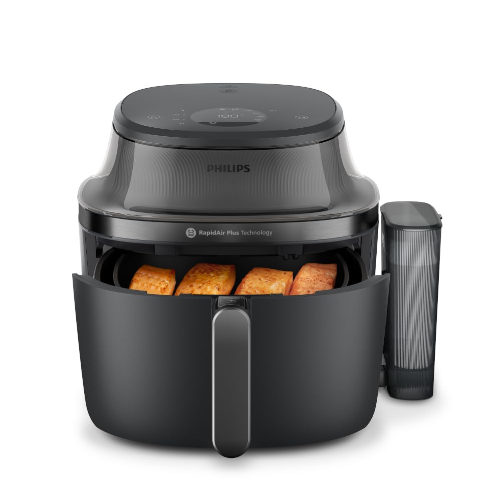 Philips Steam Airfryer 5000 Series Dual Basket, 9 L