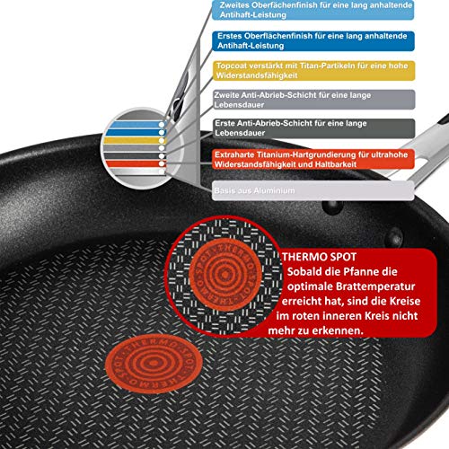 Tefal H80504 Jamie Oliver Edelstahl Bratpfanne 24 cm Induktion Pfanne