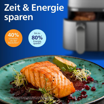Philips Steam Airfryer 5000 Series Dual Basket, 9 L