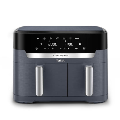 Tefal Dual Easy Fry Heißluftfritteuse, 8,3 L, Doppelschublade