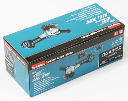 Makita DGA513Z Akku-Winkelschleifer 18 V (ohne Akku, Ohne Ladegerät)