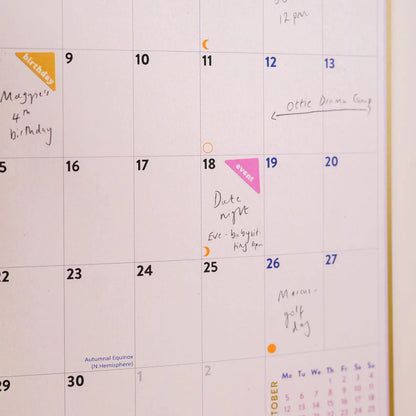 Wandkalender für das akademische Jahr 2026–2027 (A4) | Karos & Streifen | Planer mit Start im August | Lehrerplaner | Schülerkalender